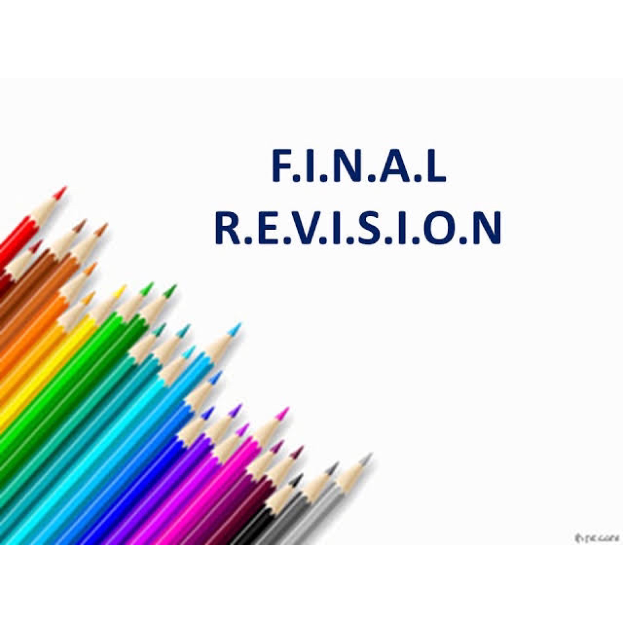 Final Revisions - المراجعات النهائية
